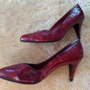 Vintage Eel Skin Heels